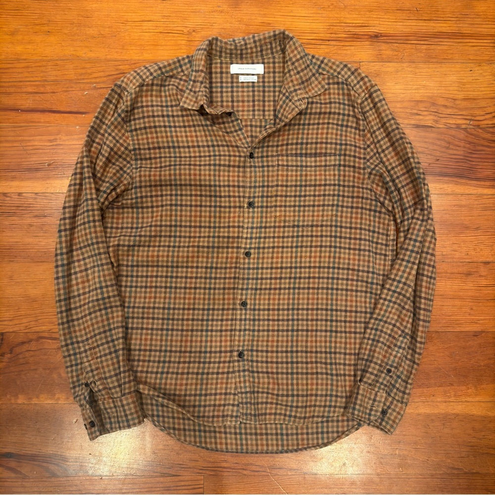 Urban Outfitters Men's Brown Shirt
